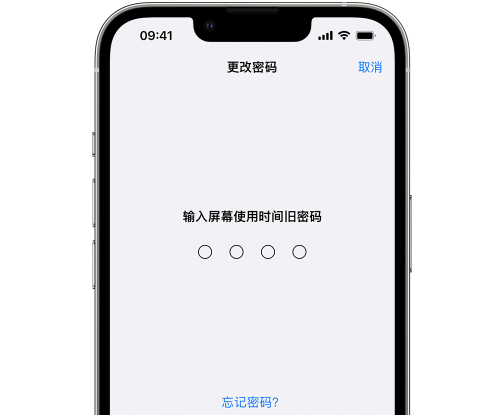 永新iPhone屏幕维修分享iPhone屏幕使用时间密码忘记了怎么办 