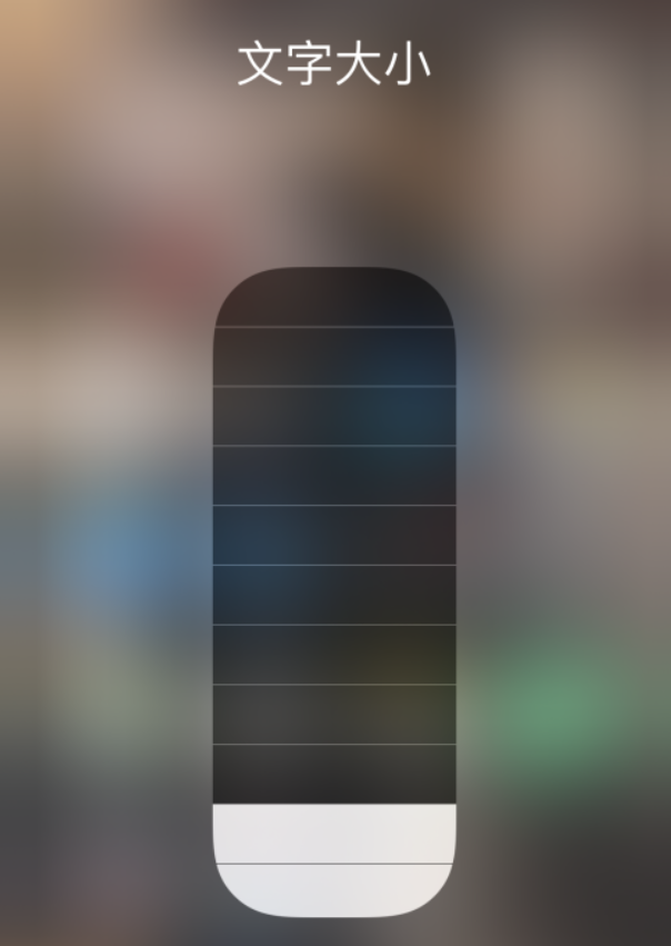 永新苹果手机维修分享小技巧：在 iPhone 控制中心快速调节字体大小 